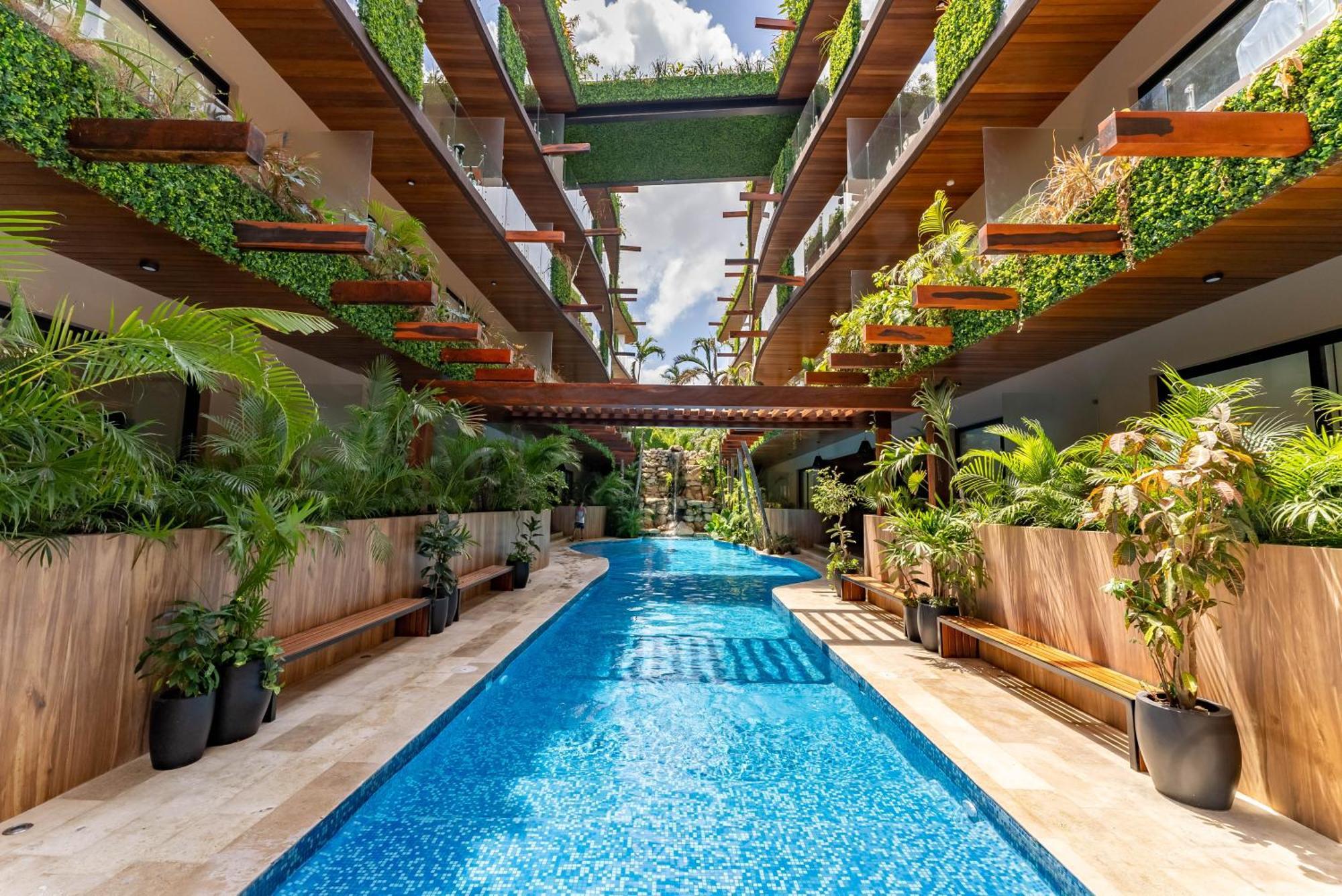 Menesse Apartments Tulum Esterno foto